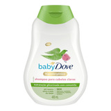Shampoo Infantil Hidratação Glicerinada Para Cabelos Claros 400ml Baby Dove