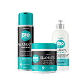 Shampoo Máscara Ativador Glamour Cachos De Mola Trihair