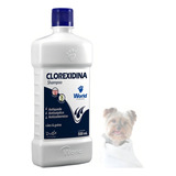 Shampoo Para Cachorro Shitzu Com Alergia Clorexidina 500ml Fragrância Tutti Fruti