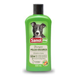 Shampoo Para Pelos Pet Cão Gato Profissional Sanol Dog 500ml Fragrância Pelos Escuros