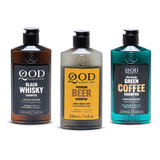 Shampoo Qod Barber Shop 220ml Kit Whiskey Beer Café