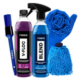 Shampoo V floc 500ml Carnauba Blend Liquida Vonixx Luva Pano