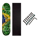 Shape D Skate Marfim Cisco Lixa Emborrachada E Parafuso Base