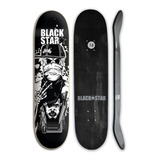 Shape De Skate Black Star Fiberglass