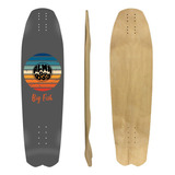 Shape De Skate Longboard Freeride 36 Alma Frete Grátis