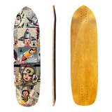 Shape Longboard Alma Baby Bullet 32 Bambu E Fiber Glass