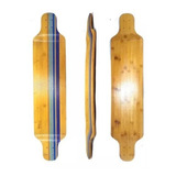 Shape Longboard Bambú E Maple Hudora 41 Com Lixa