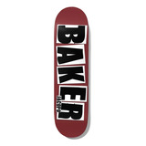 Shape Skate Baker 8 25 Maple Canadense Lixa Emborrachada