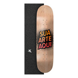 Shape Skate Marfim Personalizado Lixa Kick