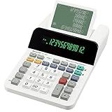 Sharp Calculadora De Mesa EL 1501 Sem Papel E Tinta Tela LCD De 12 Dígitos E 5 Linhas Operada Por Bateria Branca 150 Mm X 62 Mm X 228 Mm