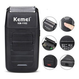 Shaver Barbeador Acabamento Kemei Km 1102 Preto 110v 240v
