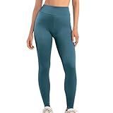 SHE BY MASH Calça Legging Esportiva Academia Alta Performance Bolso Adulto Feminina Verde Petróleo M