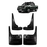 Shekparts Kit Aparabarro Lameiro -Parabarro- Dianteiro E Traseiro Adaptável Para Nissan Frontier 2008-2016- 4 Peças- Preto