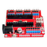 Shield Adaptador Base Expansão Arduino Nano V3 0 Uno R3