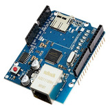 Shield Ethernet W5100 Para Arduino Uno Mega R3 Slot Sd Card