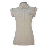 Shirt Feminina Polo Malha Manga Curta   Hipismo Equitação