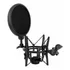 Shock Mount Aranha Com Pop Filter Arcano Mn 2 Rosca Externa