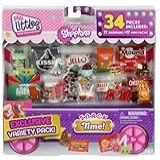 Shopkins Collector S Pack 17 Real Littles Mini Plus 17 Real Branded Mini Packs 34 Total Pieces Style May Vary