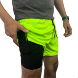 Short Academia Duplo Dryfit