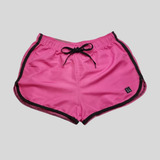 Short Azul Claro Feminino Bermuda Praia Tactel Surf Academia