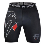 Short Bermuda Compressão Mma Muay Thai Venum Black Belt Dark