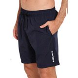 Short Bermuda Head Masculino Tactel Azul Marinho Para Tennis