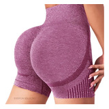 Short Bermuda Levanta Bumbum Cintura Alta Modeladora Fitness