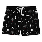 Short Bermuda Masculino The Umbrella Academy Quadrinhos 398