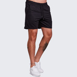 Short Bermuda Moletinho Masculina Lisa Curta Confortável