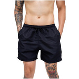 Short Bermuda Tactel Masculino Liso Praia Academia Treino