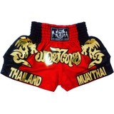 Short Calção Muay thai Vermelho