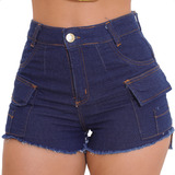 Short Cargo Feminino Com