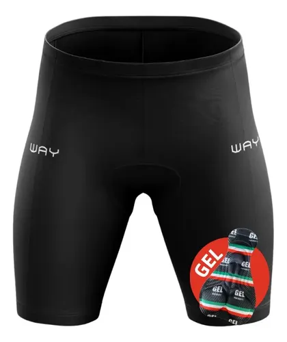 Short Ciclismo Bolsos Homem