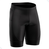 Short Ciclismo Bolsos Homem Gel Bermuda Bike Poliéster