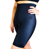 Short Cinta Zero Barriga Abdominal Alta Compressão Feminina 