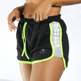 Short Curto Bermuda Fitness Feminino Moletom Algodão