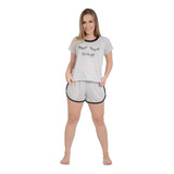 Short Doll Malha Mescla