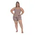 Short Doll Pijama Plus Size Feminino Curto 56 Ao 60 Extra