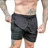 Short Duplo Maculino Bermuda 2 Em 1 Com Bolso P  Academia