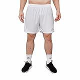 Short Esportivo Basic Muvin Masculino Calção Esportivo Bermuda Futebol Tecnologia Dry Voleibol Handebol Futevôlei Beach Tennis Confortável Leve Treino Atividade Física GG Branco 