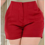 Short Feminino Alfaiataria Curto