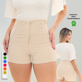 Short Feminino Alfaiataria Social