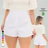 Short Feminino Alfaiataria Social Cintura Alta + 7 Cores  