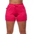 Short Feminino Curto Malha Cintura Alta Com Bolso Barato