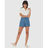 Short Feminino Jeans Leve Comfort Malwee Ref 110624
