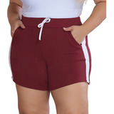 Short Feminino Malha Colorido