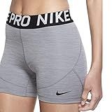 Short Feminino Nike Pro 5 Team Training CJ5942 091 Cinza Carbono Preto GG 