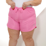 Short Feminino Plus Size Moda Praia Piscina Clube Verão