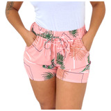 Short Feminino Soltinho Leve Curto Cintura