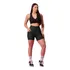 Short Fitness Preto Suplex Com Bolso Na Frente